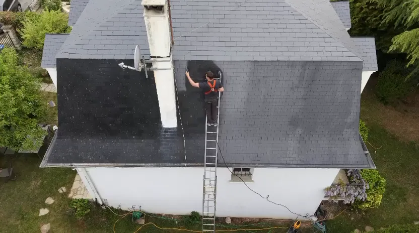 Inspection de toiture par drone dans les Yvelines par MS Couverture